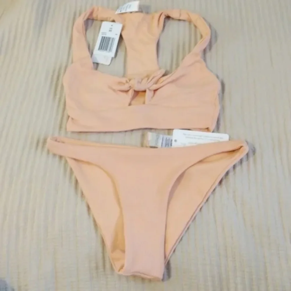 L*Space Tara Ribbed Bikini Top Camacho Bottoms